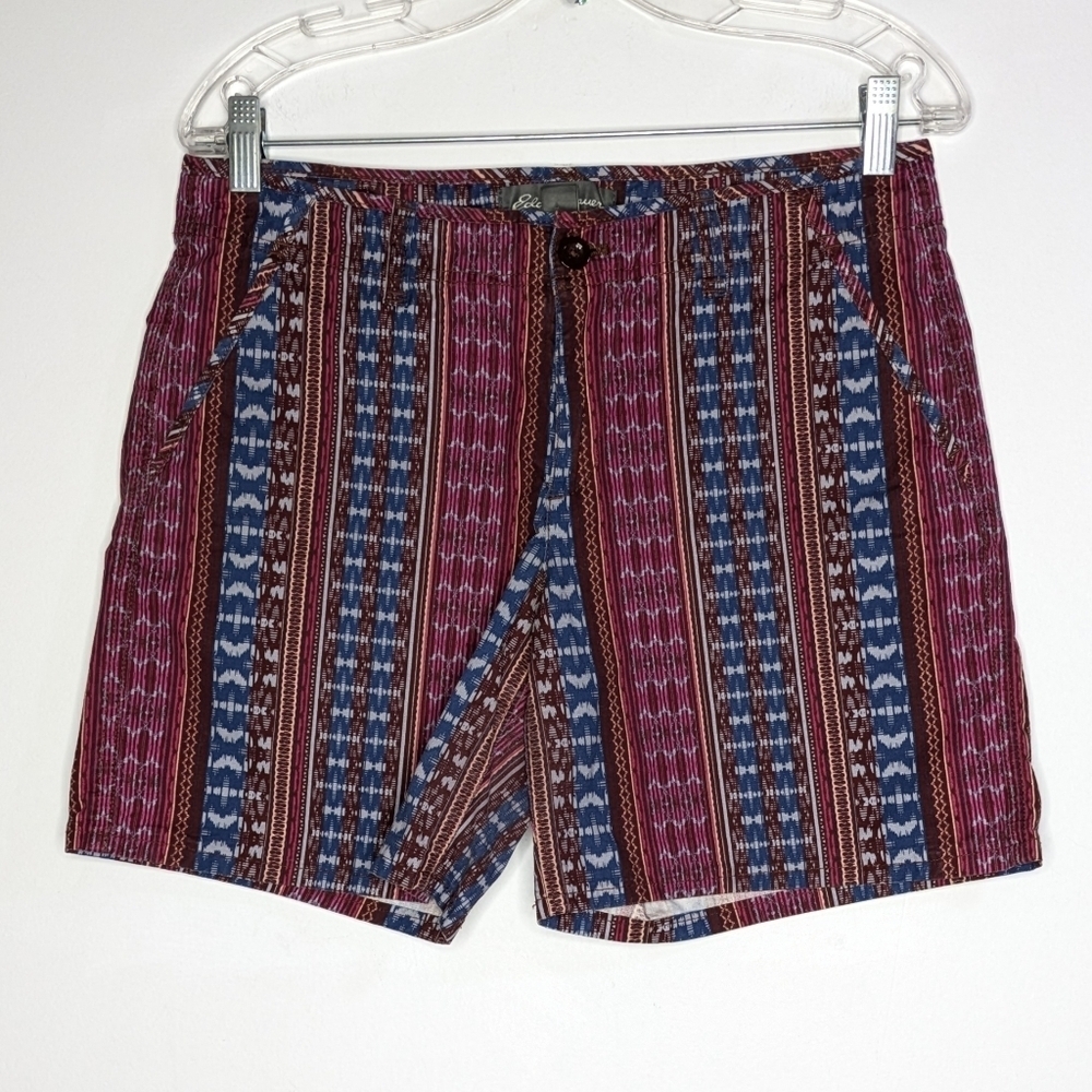 Eddie Bauer Purple Blue Cotton Blend Shorts 6